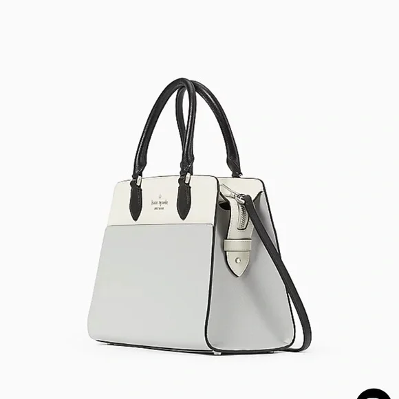 Kate Spade Madison Colorblock Saffiano Leather Medium Satchel
Platinum Grey
NWT - Picture 4 of 16